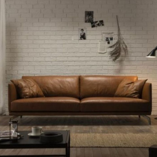 KUMA Leather Sofa, L186/L216, Full Leather