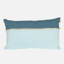 [SALE] Cushion Duo Tone brushed twill blue